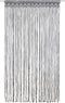 vidaXL - Gordijn - macramé - 140x240 - cm - katoen - antraciet