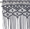 vidaXL - Gordijn - macramé - 140x240 - cm - katoen - antraciet