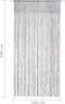vidaXL - Gordijn - macramé - 140x240 - cm - katoen - antraciet