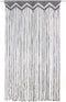 vidaXL - Gordijn - macramé - 140x240 - cm - katoen - antraciet