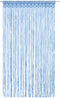 vidaXL - Gordijn - macramé - 140x240 - cm - katoen - blauw