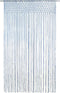 vidaXL - Gordijn - macramé - 140x240 - cm - katoen - blauw