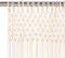 vidaXL - Gordijn - macramé - 140x240 - cm - katoen