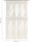 vidaXL - Gordijn - macramé - 140x240 - cm - katoen