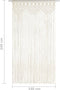 vidaXL - Gordijn - macramé - 140x240 - cm - katoen