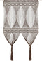 vidaXL - Gordijn - macramé - 140x240 - cm - katoen - taupe