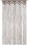 vidaXL - Gordijn - macramé - 140x240 - cm - katoen - taupe