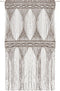 vidaXL - Gordijn - macramé - 140x240 - cm - katoen - taupe