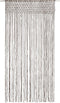 vidaXL - Gordijn - macramé - 140x240 - cm - katoen - taupe
