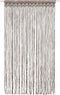 vidaXL - Gordijn - macramé - 140x240 - cm - katoen - taupe