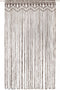 vidaXL - Gordijn - macramé - 140x240 - cm - katoen - taupe