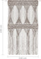 vidaXL - Gordijn - macramé - 140x240 - cm - katoen - taupe