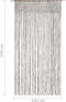 vidaXL - Gordijn - macramé - 140x240 - cm - katoen - taupe
