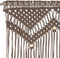 vidaXL - Gordijn - macramé - 140x240 - cm - katoen - taupe