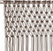 vidaXL - Gordijn - macramé - 140x240 - cm - katoen - taupe