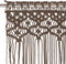 vidaXL - Gordijn - macramé - 140x240 - cm - katoen - taupe
