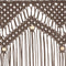 vidaXL - Gordijn - macramé - 140x240 - cm - katoen - taupe