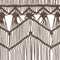 vidaXL - Gordijn - macramé - 140x240 - cm - katoen - taupe