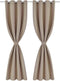 vidaXL - Gordijn - met - metalen - ringen - verduisterend - 270x245 - crème