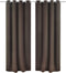 vidaXL - Gordijn - met - metalen - ringen - verduisterend - 270x245 - bruin