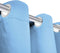 vidaXL - Gordijn - met - metalen - ringen - verduisterend - 270x245 - turquoise