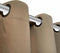 vidaXL - Gordijn - met - metalen - ringen - verduisterend - 270x245 - crème