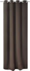 vidaXL - Gordijn - met - metalen - ringen - verduisterend - 270x245 - bruin