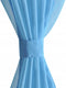 vidaXL - Gordijn - Turquoise - 140x225 - cm - (2 - stuks)