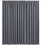 vidaXL - Gordijn - verduisterend - met - haken - 290x245 - cm - grijs