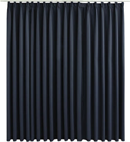 vidaXL - Gordijn - verduisterend - met - haken - 290x245 - cm - antraciet