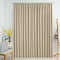 vidaXL - Gordijn - verduisterend - met - haken - 290x245 - cm - taupe