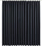 vidaXL - Gordijn - verduisterend - met - haken - 290x245 - cm - zwart