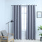 vidaXL - Gordijn - verduisterend - met - metalen - ringen - 2 - st - 140x225 - cm - grijs