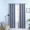 vidaXL - Gordijn - verduisterend - met - metalen - ringen - 2 - st - 140x245 - cm - grijs