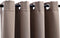 vidaXL - Gordijn - verduisterend - met - metalen - ringen - 2 - st - 140x175 - cm - taupe