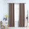 vidaXL - Gordijn - verduisterend - met - metalen - ringen - 2 - st - 140x175 - cm - beige