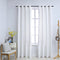 vidaXL - Gordijn - verduisterend - met - metalen - ringen - 2 - st - 140x245 - cm - grijs