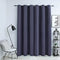 vidaXL - Gordijn - verduisterend - met - metalen - ringen - 290x245 - cm - antraciet