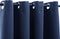 vidaXL - Gordijn - verduisterend - met - metalen - ringen - 290x245 - cm - blauw