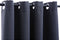 vidaXL - Gordijn - verduisterend - met - metalen - ringen - 290x245 - cm - antraciet