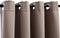 vidaXL - Gordijn - verduisterend - met - metalen - ringen - 290x245 - cm - taupe