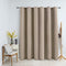 vidaXL - Gordijn - verduisterend - met - metalen - ringen - 290x245 - cm - antraciet