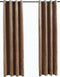 vidaXL - Gordijn - verduisterend - met - ringen - 2 - st - 140x245 - cm - fluweel - beige