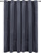 vidaXL - Gordijn - verduisterend - met - ringen - 290x245 - cm - fluweel - antraciet