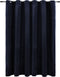 vidaXL - Gordijn - verduisterend - met - ringen - 290x245 - cm - fluweel - antiekroze