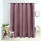 vidaXL - Gordijn - verduisterend - met - ringen - 290x245 - cm - fluweel - antiekroze