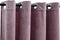 vidaXL - Gordijn - verduisterend - met - ringen - 290x245 - cm - fluweel - antiekroze