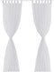 vidaXL - Gordijn - Wit - 140x175 - cm - (2 - stuks)