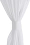 vidaXL - Gordijn - Wit - 140x245 - cm - (2 - stuks)