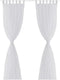 vidaXL - Gordijnen - 2 - st - doorschijnend - 140x225 - cm - crème